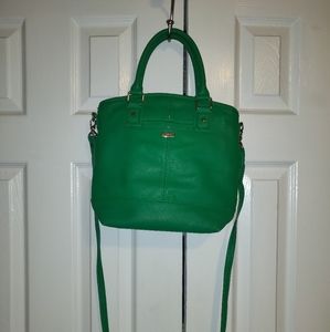 Kelly green Thirty-One crossover bag